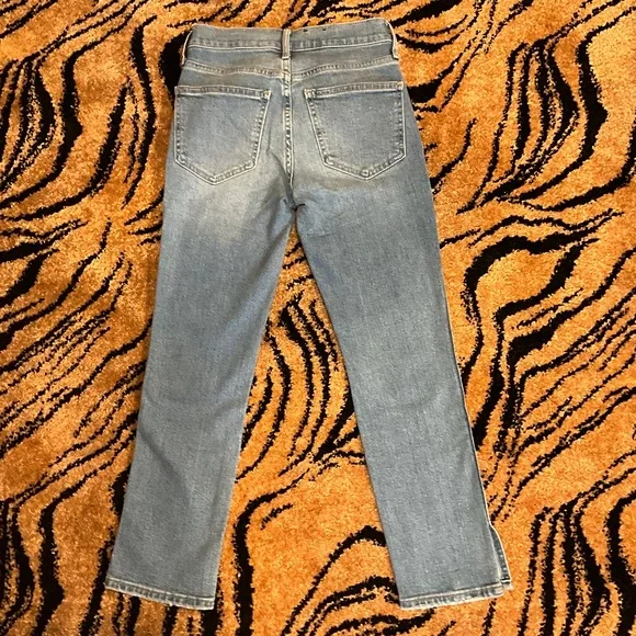 GAP Mid Rise Split-Hem Vintage Slim Jeans 24 Petite NWOT - Picture 3 of 4
